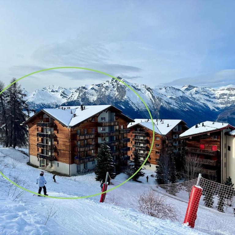 Les 5 Sapins - Ski In & Out - Haute-Nendaz - 4 Vallees - Parking - 8pers - Apartment mit Blick auf die Berge - 4