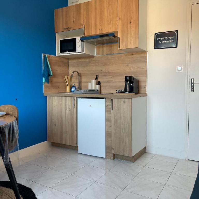 Appartement bleu mer paisible - Apartamento de 1 dormitorio - 15