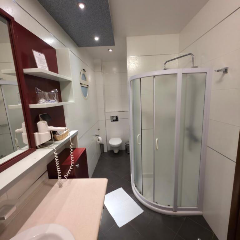 Meridian Hotel - Dvokrevetna Soba sa Bračnim Krevetom i Terasom - 8