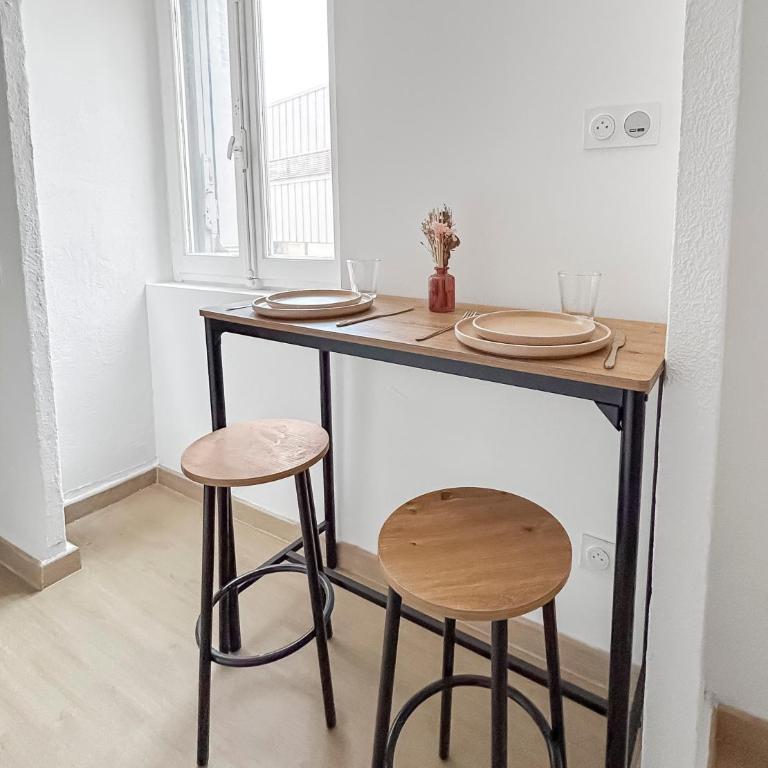 Duplex 39 m2 centre Perpignan Wi Fi haut débit - One-Bedroom Apartment - 14