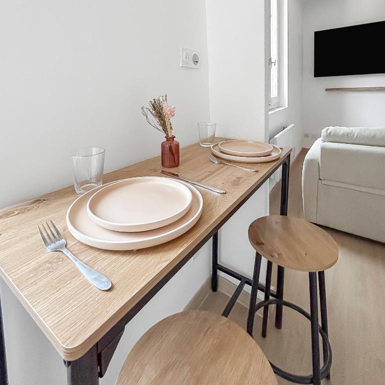 Duplex 39 m2 centre Perpignan Wi Fi haut débit - One-Bedroom Apartment - 8