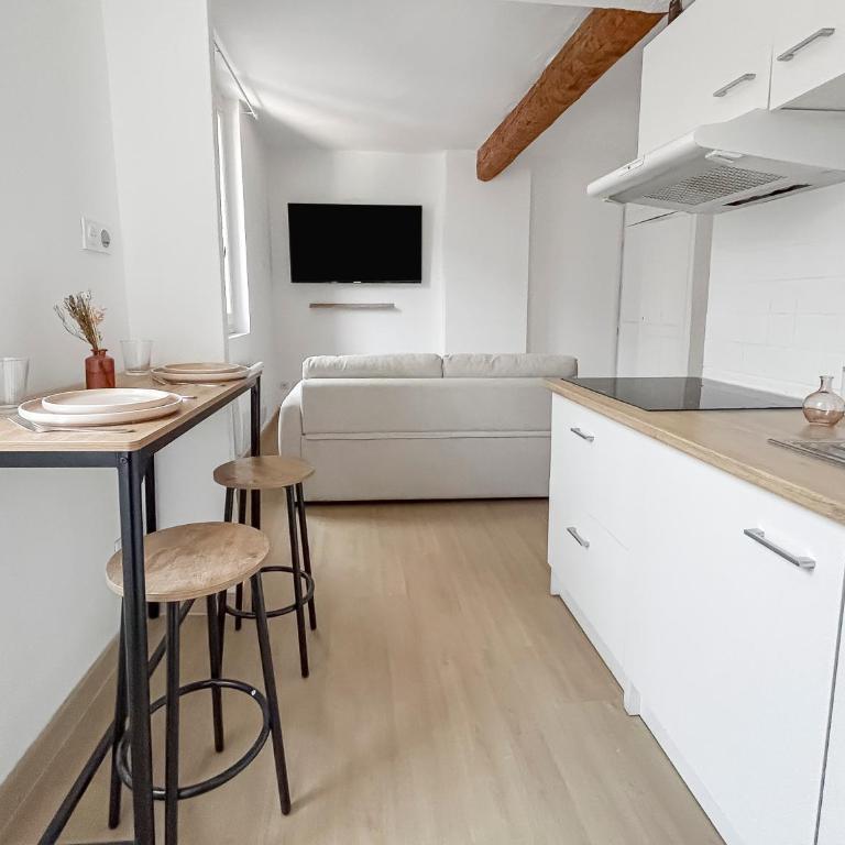 Duplex 39 m2 centre Perpignan Wi Fi haut débit - One-Bedroom Apartment - 3