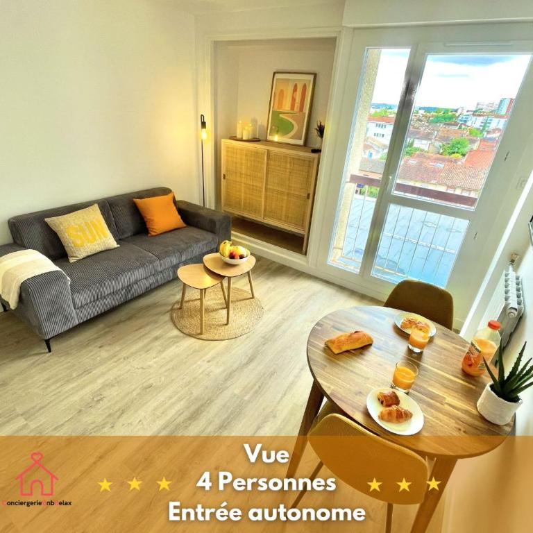 " Le Perchoir Bonnefoy " Vue - Wifi - TV - Appartamento con 2 Camere da Letto e Vista Città - 1