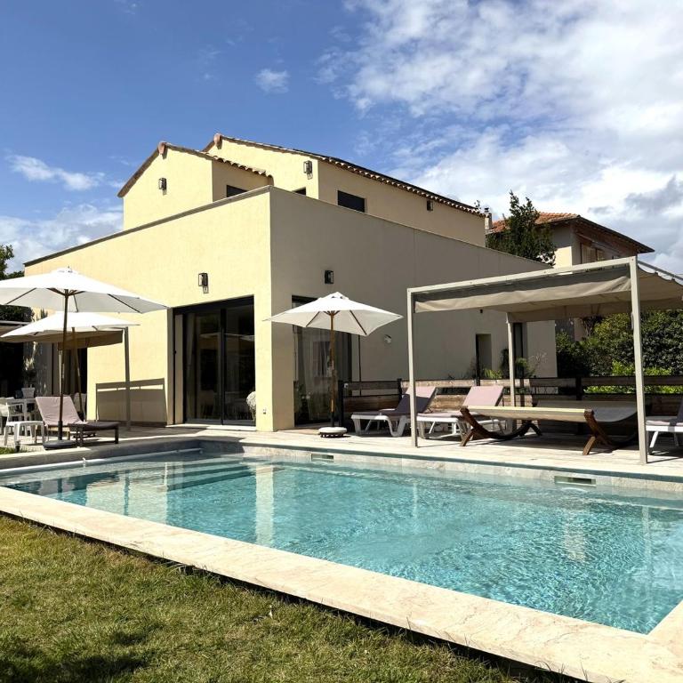 Villa moderne pour 8 personnes - Vue sur Nice ! - Villa 1 Chambre - 3