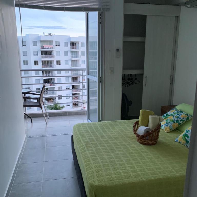 APARTAMENTO, LINDO,FRESCO,AIRE ACONDICONADO, PISCINA y Parqueadero VIA NARIÑO - Two-Bedroom Apartment with Mountain View - 10