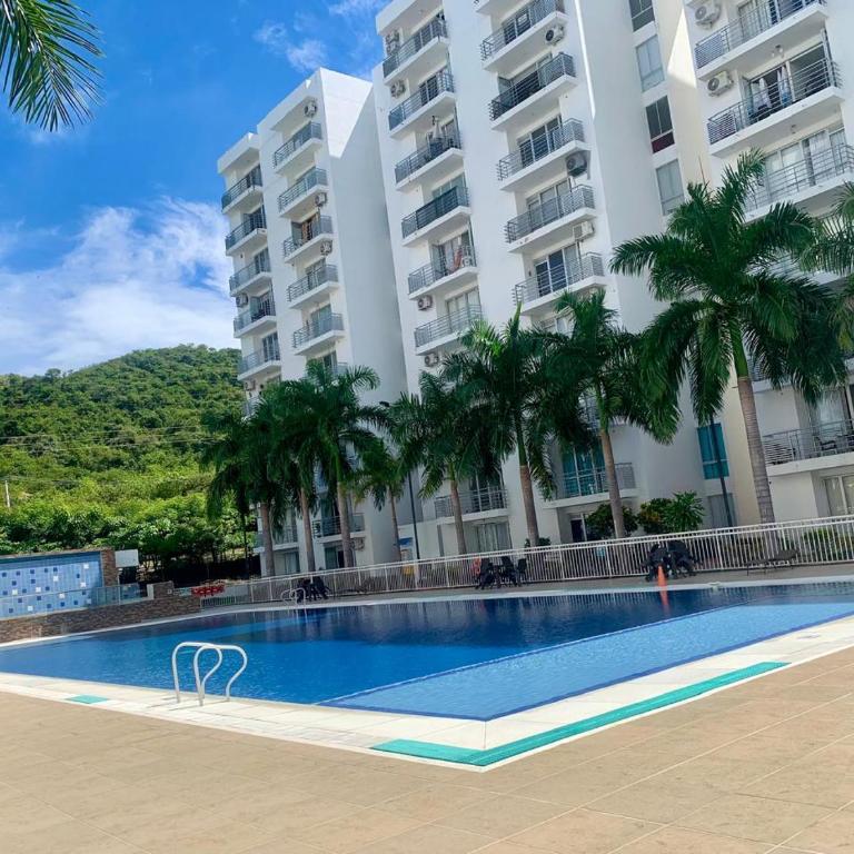 APARTAMENTO, LINDO,FRESCO,AIRE ACONDICONADO, PISCINA y Parqueadero VIA NARIÑO - Two-Bedroom Apartment with Mountain View - 1