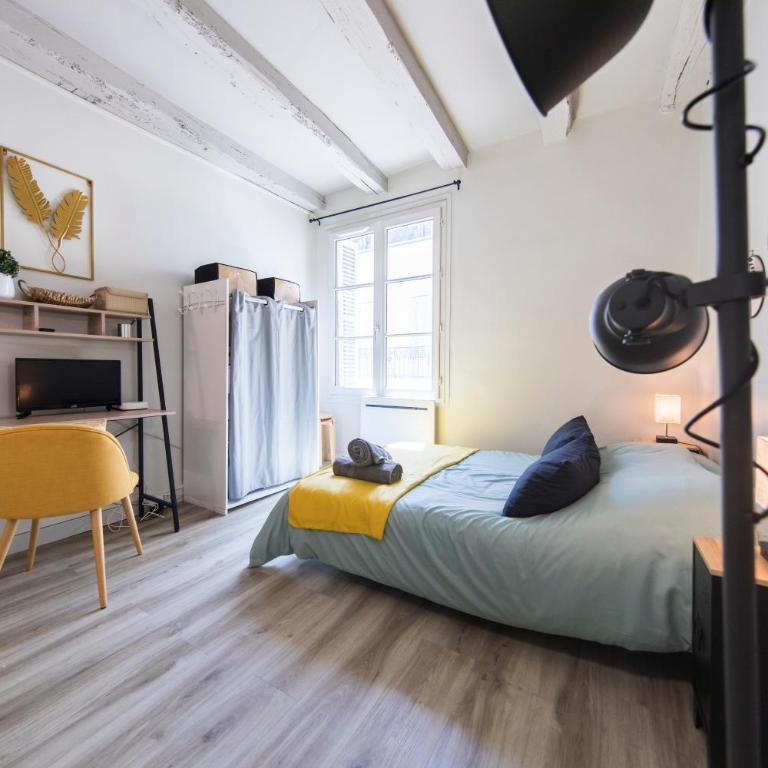 Studio Cosy Les 3 écritoires, hyper centre, wifi, VELORA - One-Bedroom Apartment - 4