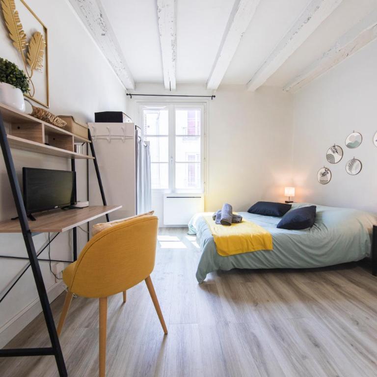 Studio Cosy Les 3 écritoires, hyper centre, wifi, VELORA - One-Bedroom Apartment - 2