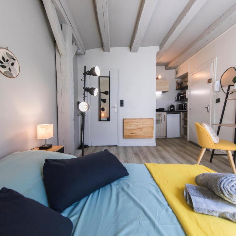 Studio Cosy Les 3 écritoires, hyper centre, wifi, VELORA - One-Bedroom Apartment - 11