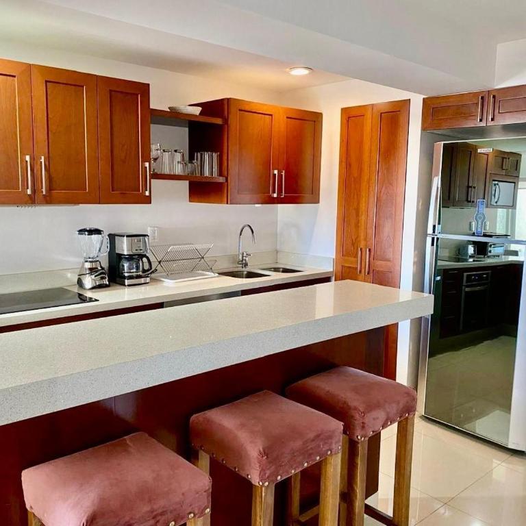 FRENTE AL MAR A PIE DE PLAYA CON ALBERCA yJACUZZY - Two-Bedroom Apartment - 11