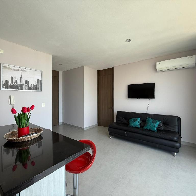 Edificio Caribe Palma, Cabo Tortuga, Santa Marta - Apartamento de 1 dormitorio con balcón y vistas al mar - 10