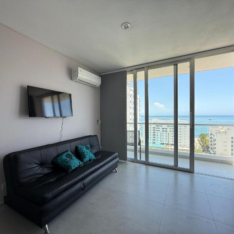 Edificio Caribe Palma, Cabo Tortuga, Santa Marta - Apartamento de 1 dormitorio con balcón y vistas al mar - 11