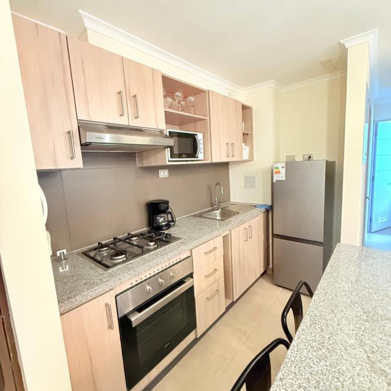 Departamento con piscina a pasos de la playa en La Serena - Two-Bedroom Apartment - 9