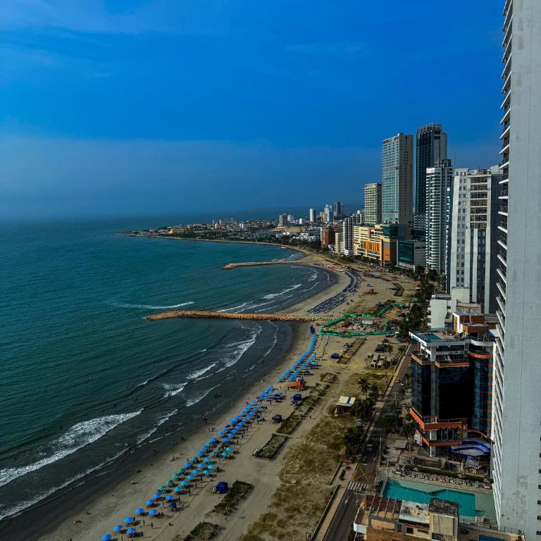 Piso 30 vista al mar, Palmetto 1 Bocagrande - Two-Bedroom Apartment - 1