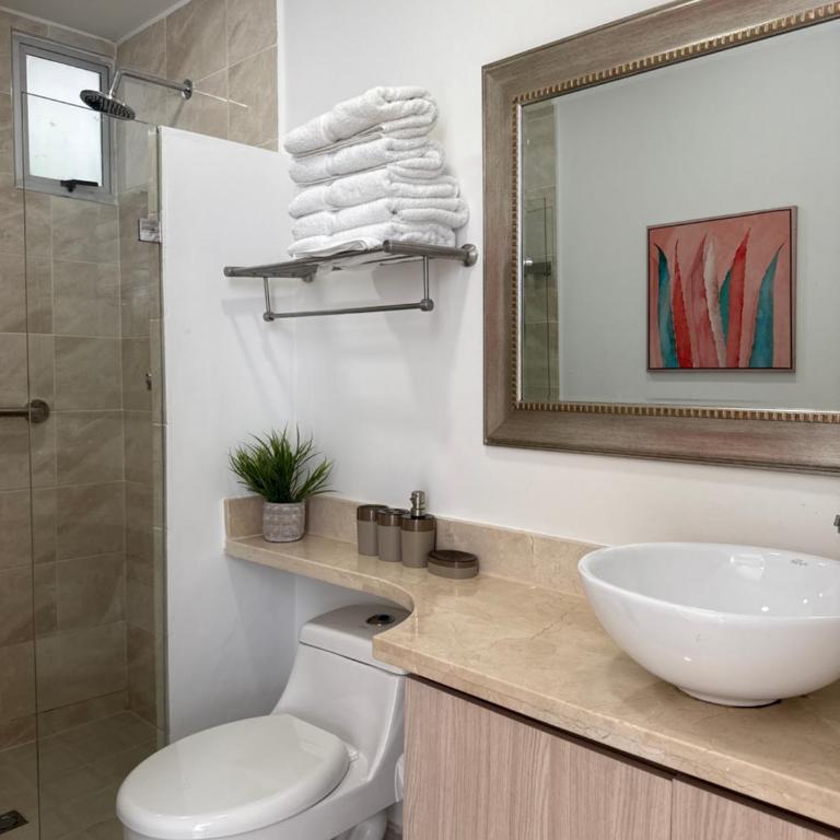 Piso 30 vista al mar, Palmetto 1 Bocagrande - Two-Bedroom Apartment - 11