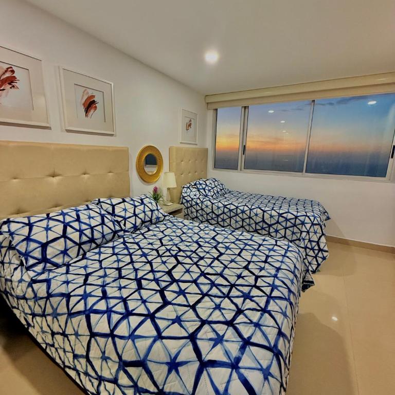 Piso 30 vista al mar, Palmetto 1 Bocagrande - Two-Bedroom Apartment - 13
