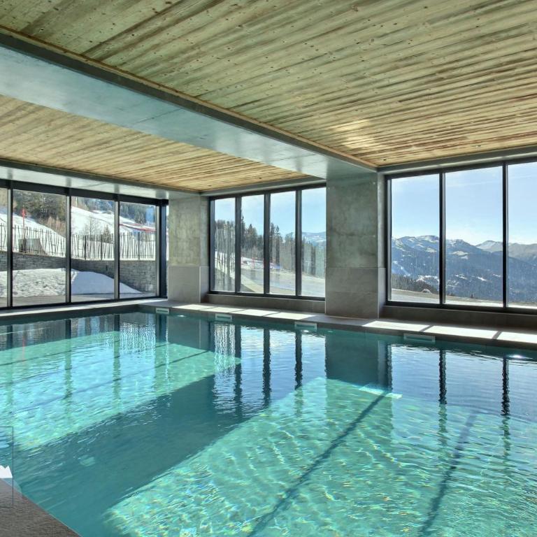 ARC 1600, Résidence Premium LE RIDGE, Appartement 12 personnes Duplex Vue Montagne - Ski aux pieds - Sauna, Hammam, Piscine intérieure chauffée, Salle de sport & fitness - Premium Apartment mit 5 Schlafzimmern - 41