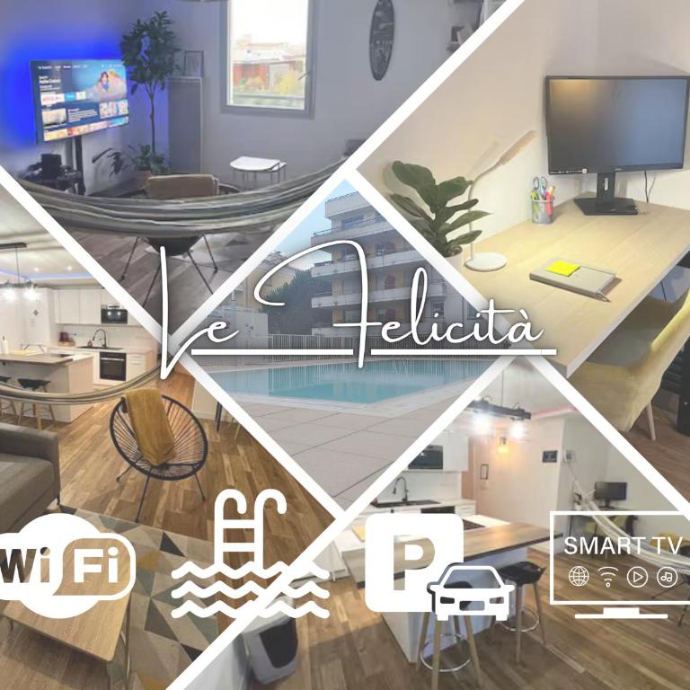 Le Félicità- T2 - Parking - Piscine - Appartement 1 Chambre - Vue sur Jardin - 1