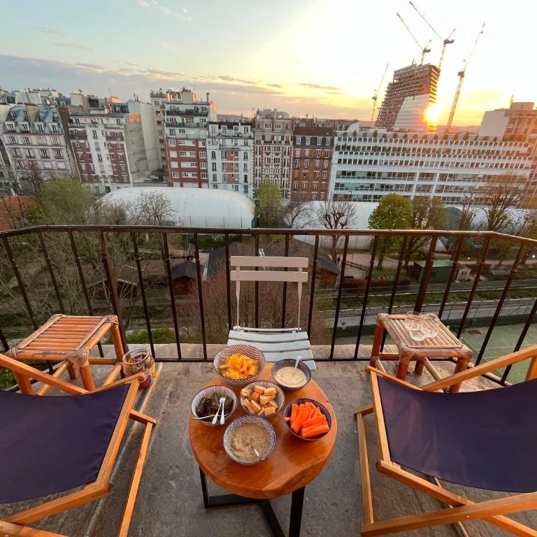 Appartement 8 personnes - terrasse sur espaces verts - vue Tour Eiffel - Appartement 3 Chambres avec Vue - 1