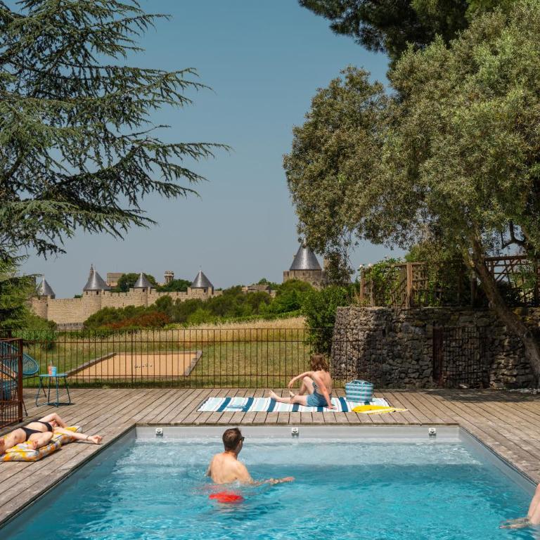 L'écrin de la Cité, Grand Panorama, vue unique sur les remparts de Carcassonne - Villa mit privatem Pool - 40