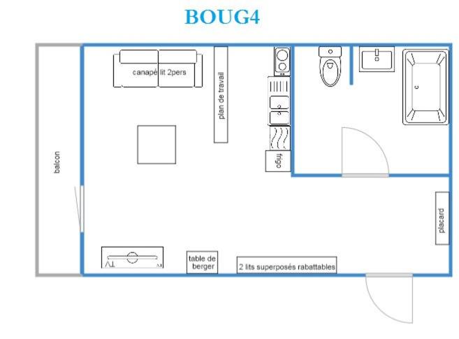 Appartement studio à Notre-Dame-de-Bellecombe - 4 personnes NDB102-04G4 - Appartement - 11
