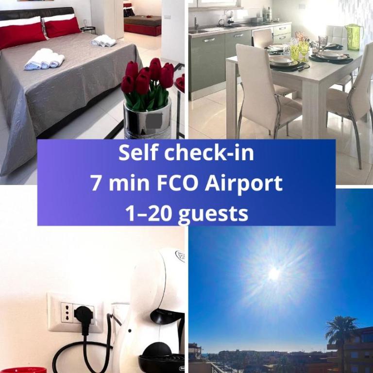 ROMA AIRPORT SKY Apartments - Appartamento con 1 Camera da Letto e Terrazza - 1