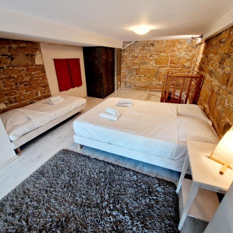 Grand duplex 5 pers au cœur de Lyon Opéra & métro - Appartamento con 1 Camera da Letto - 12