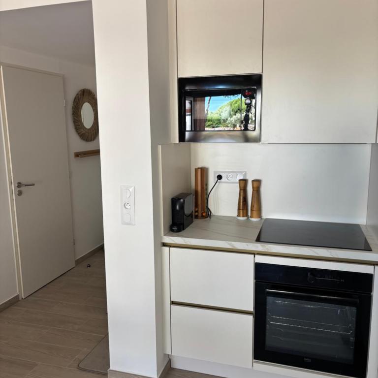 Appartement T2 chambre plus cabine, terrasse vue piscine - Appartement 1 Chambre - Vue sur Piscine - 12