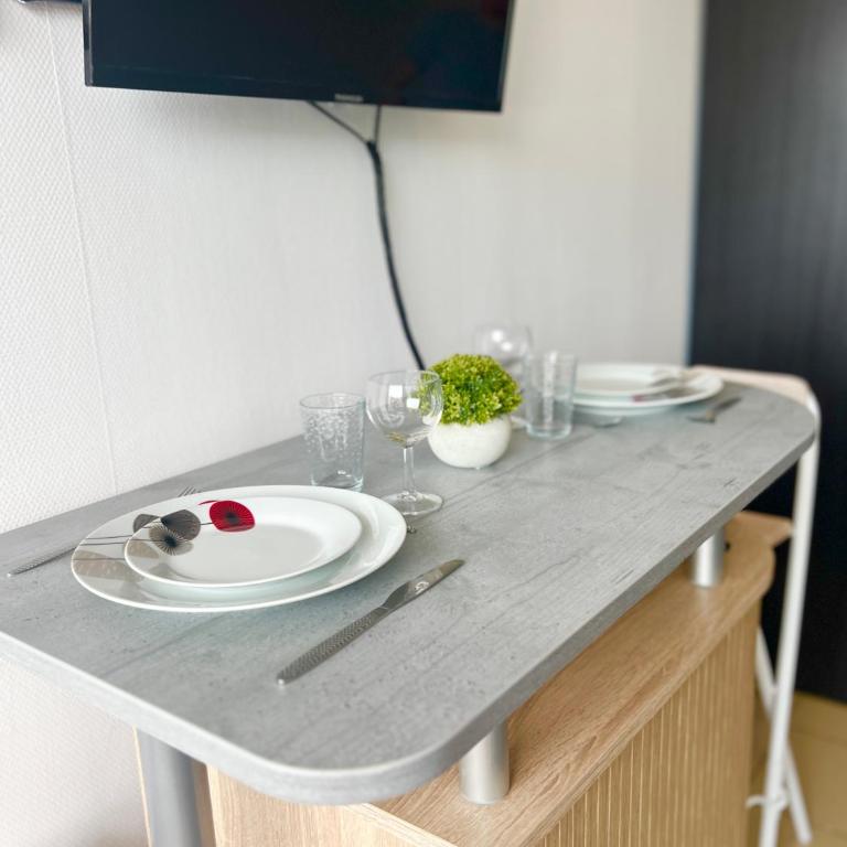 Le Rivage, Balcon & Wifi en Centre-ville, Royan - Appartamento con 1 Camera da Letto con Balcone e Vista Città - 10