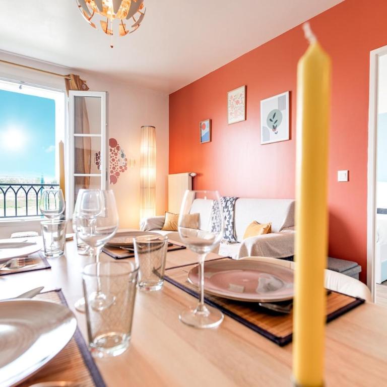 Le Rangiroa, 4 people, 5 min to Disneyland Paris - Apartment mit 1 Schlafzimmer - 9