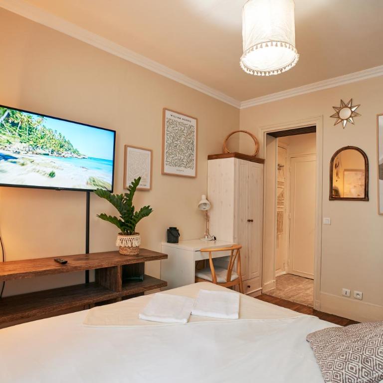 Charming Batignolles Studio - Studio Lit Queen-Size - 2