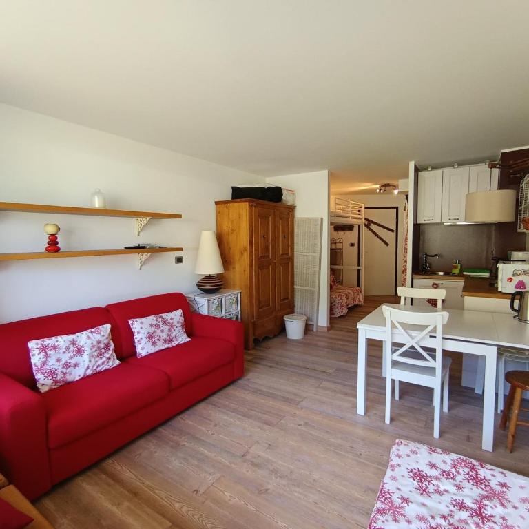 Studio skis aux pieds Sud, balcon, parking privé - FR-1-445-224 - Estudio - 6