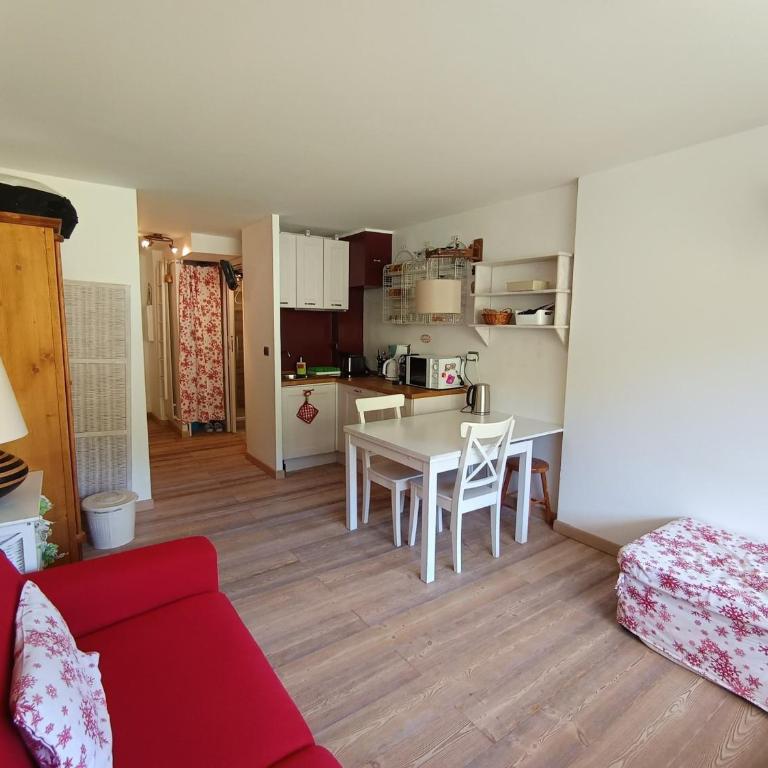 Studio skis aux pieds Sud, balcon, parking privé - FR-1-445-224 - Estudio - 9