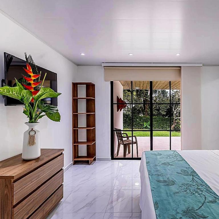 Casa Campestre La Rosita - Double Room with Garden View - 3