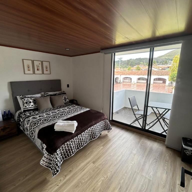 Hospedaje Balcones de Guatavita - Habitación Doble con balcón - 5