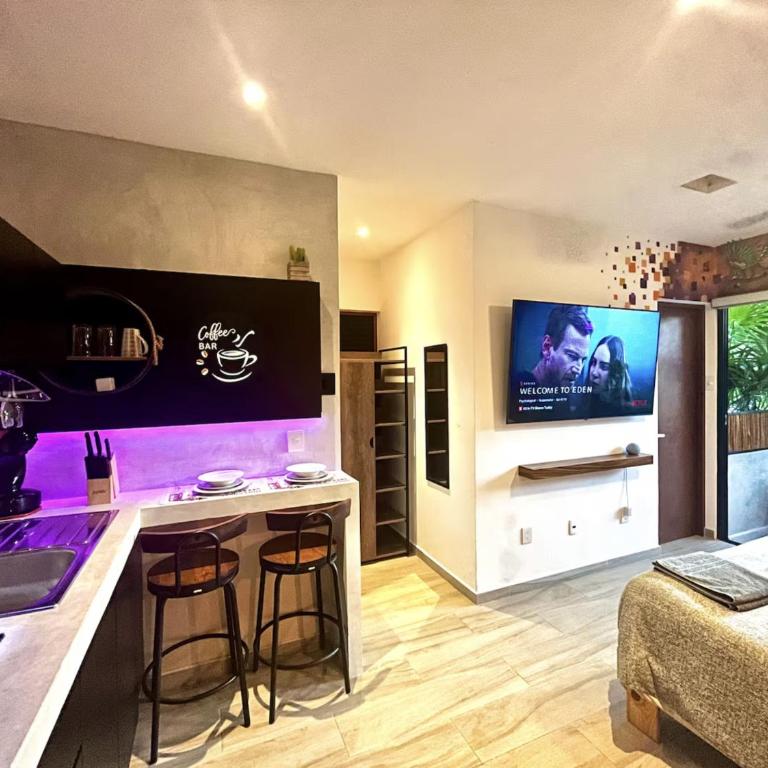 The Strelitzia Project with Private Cenote & Infinity Pool - Apartamento de 1 dormitorio con vistas a la piscina - 14
