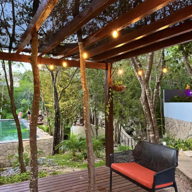 The Strelitzia Project with Private Cenote & Infinity Pool - Apartamento de 1 dormitorio con vistas a la piscina - 10