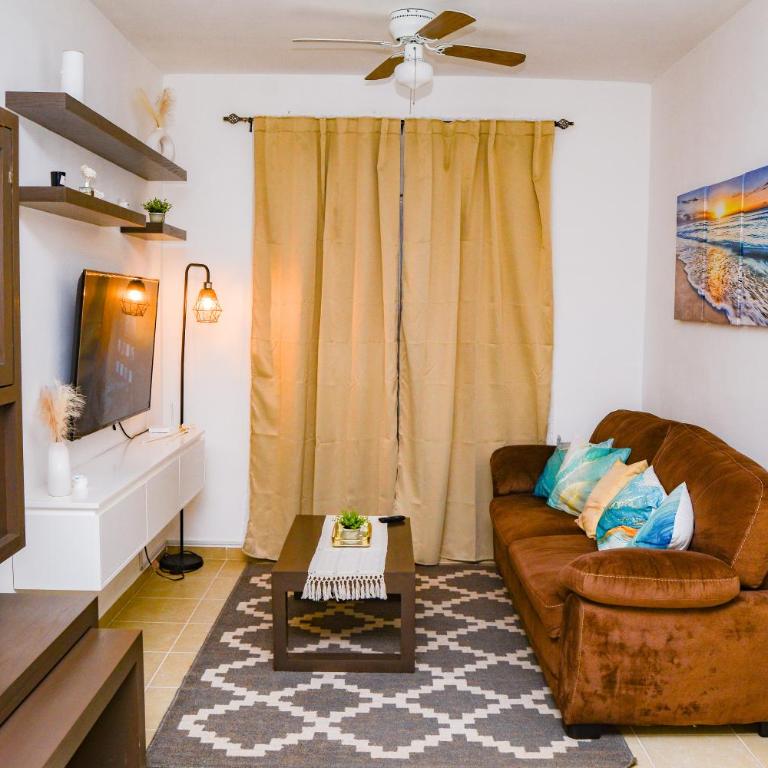 Depa familiar para 6 personas con alberca & cerca del Tren Maya & playa - Apartamento de 2 dormitorios - 14