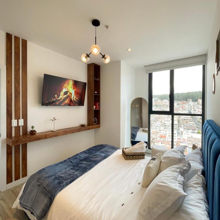 Stunning high-rise suite with panoramic view - Apartamento de 1 dormitorio - 1