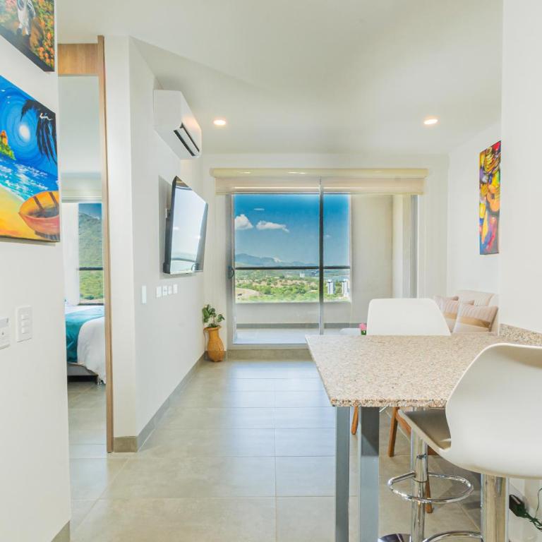 New luxury oceanfront apartment in the Colombian Caribbean, Floor 21 Santa Marta - Two-Bedroom Apartment - 1