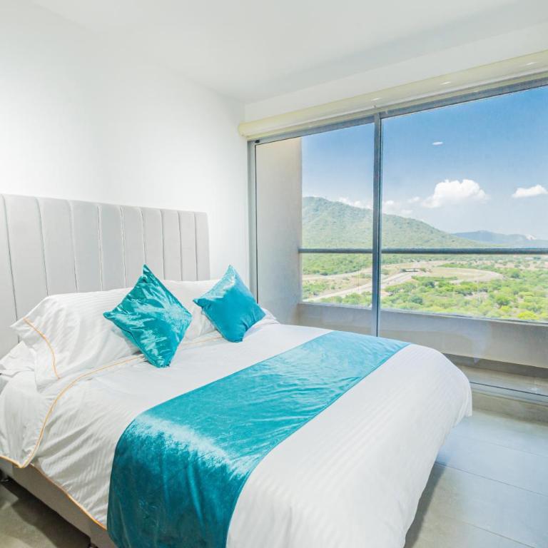 New luxury oceanfront apartment in the Colombian Caribbean, Floor 21 Santa Marta - Two-Bedroom Apartment - 15