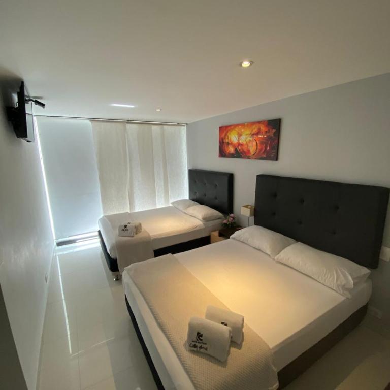 Hotel Boutique Calle Grande - Habitación Doble - 2 camas dobles - 2