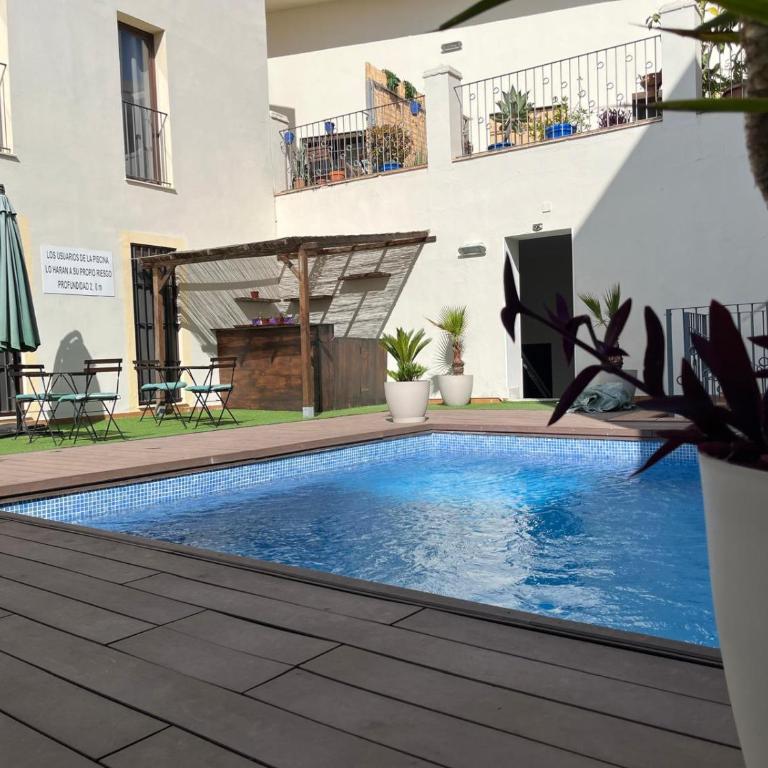 patio de luja centro parking y piscina - Apartamento de 1 dormitorio - 10