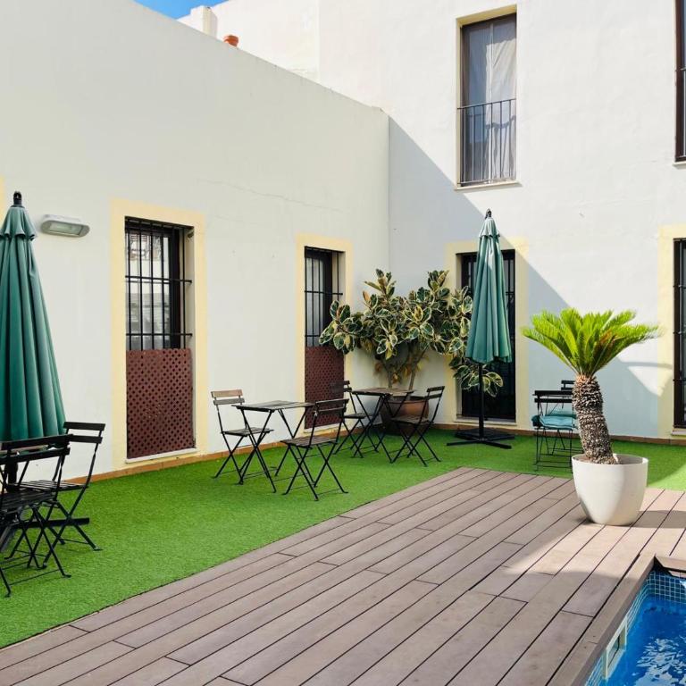 patio de luja centro parking y piscina - Apartamento de 1 dormitorio - 21