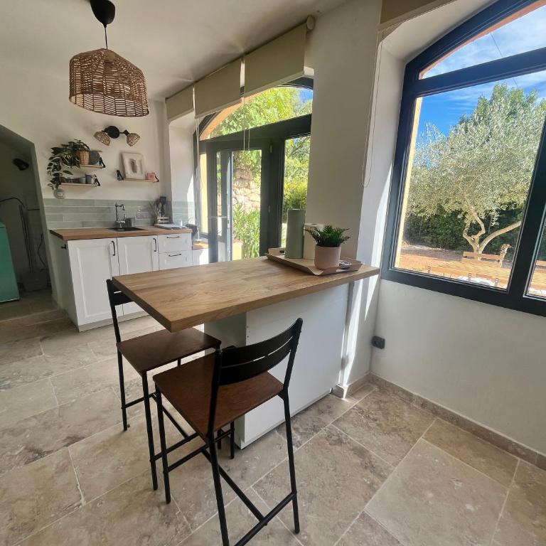 Aix-en-Provence, Cosy studio au calme de la campagne avec Spa et Clim - Apartment mit 1 Schlafzimmer - 44