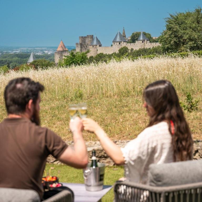 L'écrin de la Cité, Grand Panorama, vue unique sur les remparts de Carcassonne - Villa mit privatem Pool - 36