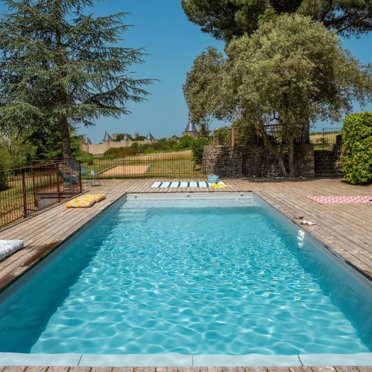 L'écrin de la Cité, Grand Panorama, vue unique sur les remparts de Carcassonne - Villa mit privatem Pool - 35