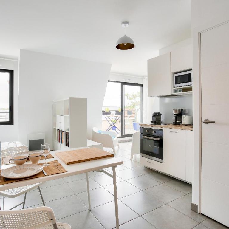 Studio pour 2 avec balcon - 700 m de la plage - Estudio - 7