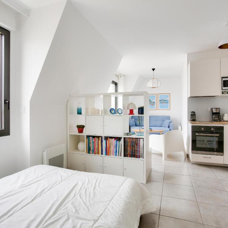 Studio pour 2 avec balcon - 700 m de la plage - Estudio - 11