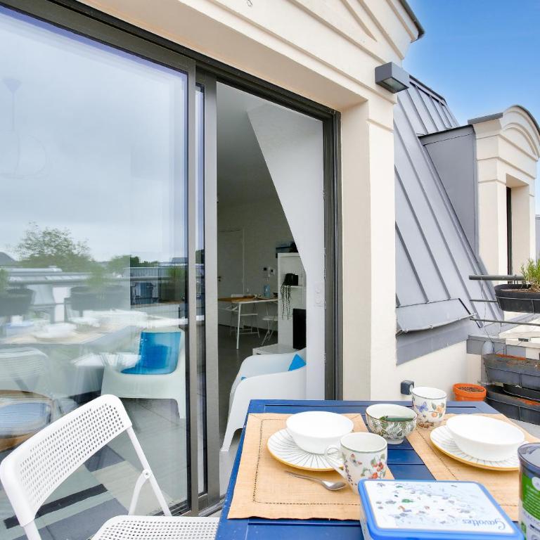 Studio pour 2 avec balcon - 700 m de la plage - Estudio - 14